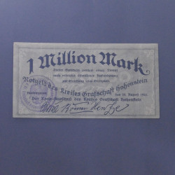 Lot de 100 billets de banque anciens d'Allemagne en un album.