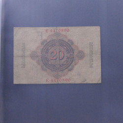 Lot de 100 billets de banque anciens d'Allemagne en un album.