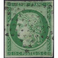 Cérès timbre de France N°2 oblitéré étoile.
