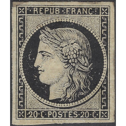 Cérès timbre de France N°3a neuf*.