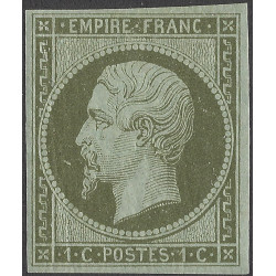 Empire non dentelé timbre de France N°11 neuf*.
