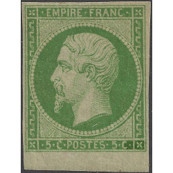 Empire non dentelé timbre de France N°12a bdf neuf*.