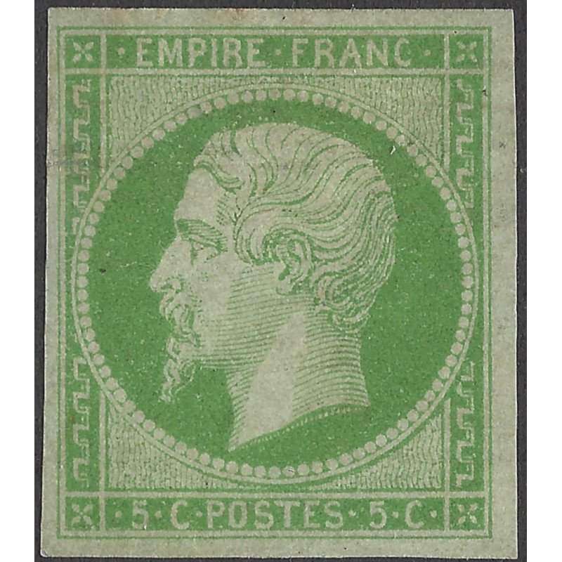 Empire non dentelé timbre de France N°12a neuf*.