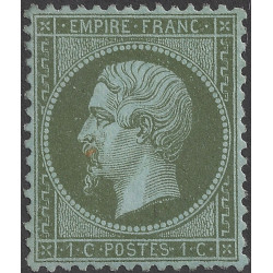 Empire dentelé timbre de France N°19 neuf (*).
