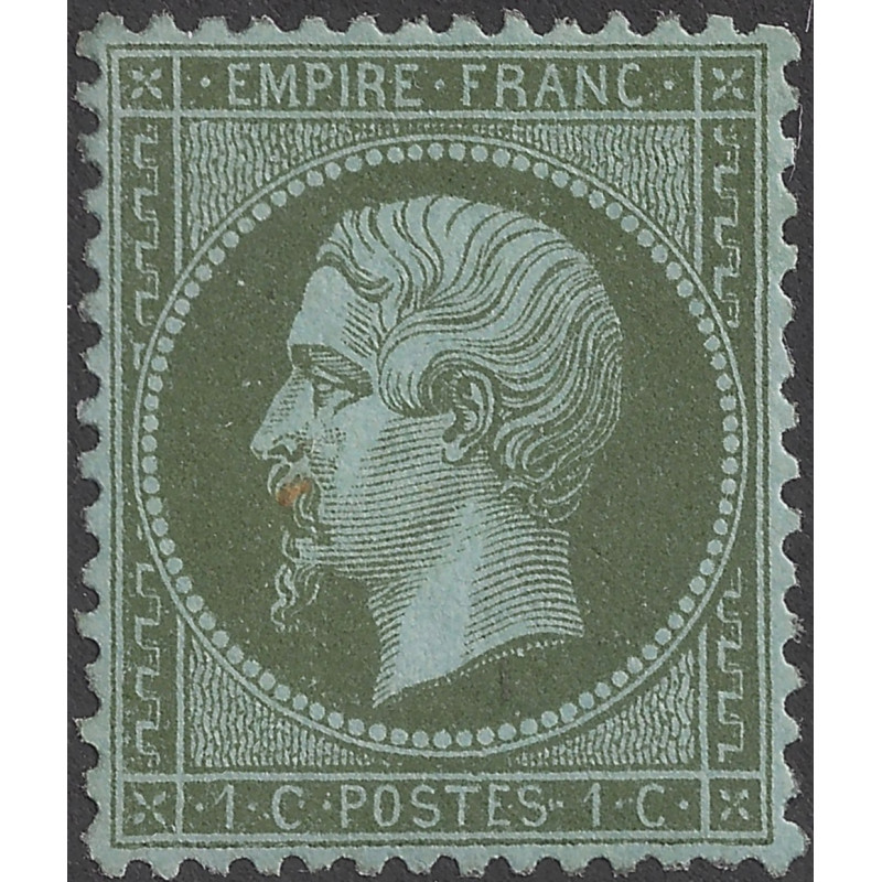 Empire dentelé timbre de France N°19 neuf (*).