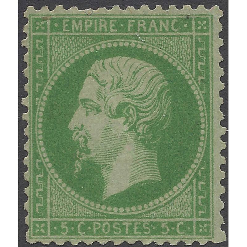 Empire dentelé timbre de France N°20a neuf*.