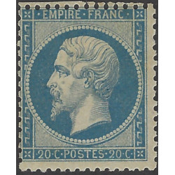Empire dentelé timbre de France N°22 neuf**.