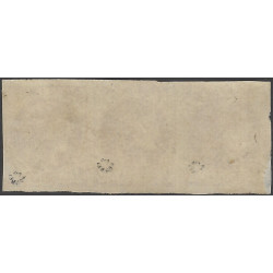 Bordeaux timbre de France N°40B bande de 3 ex. neuf (*).