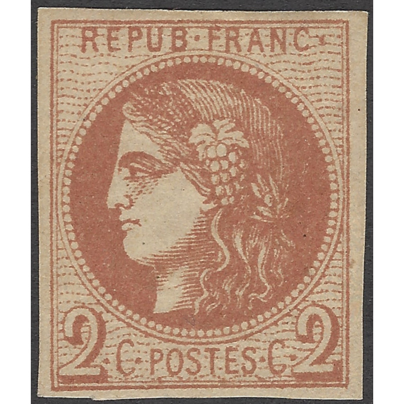 Bordeaux timbre de France N°40B neuf*.