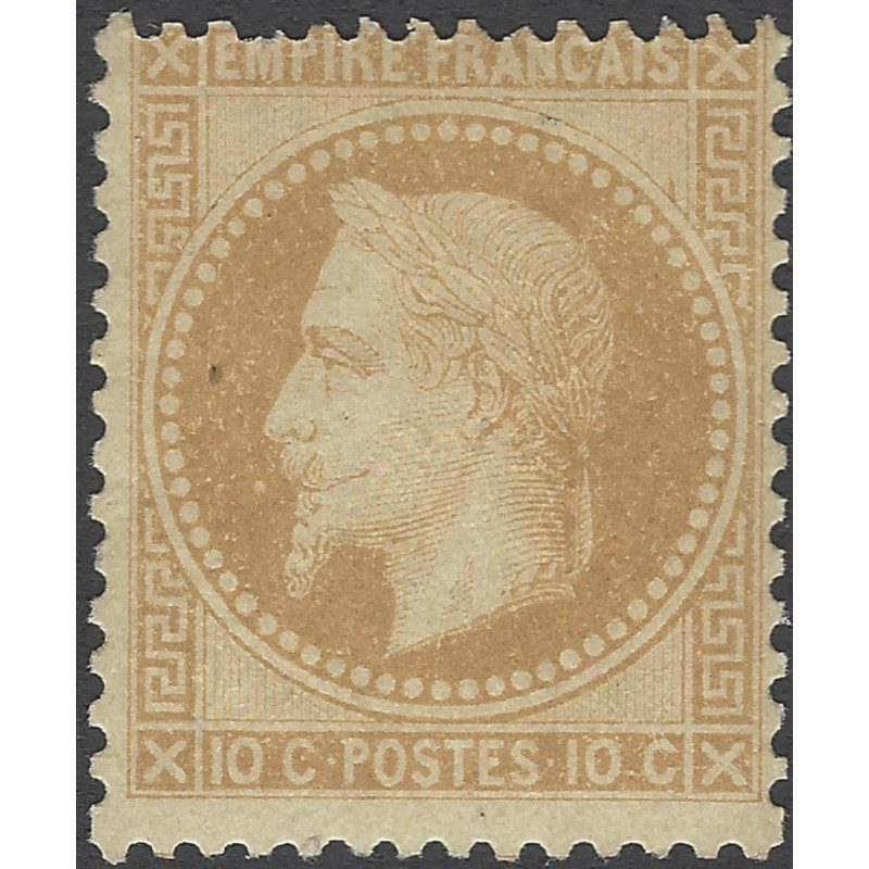 Empire Lauré timbre de France N°28A neuf*.