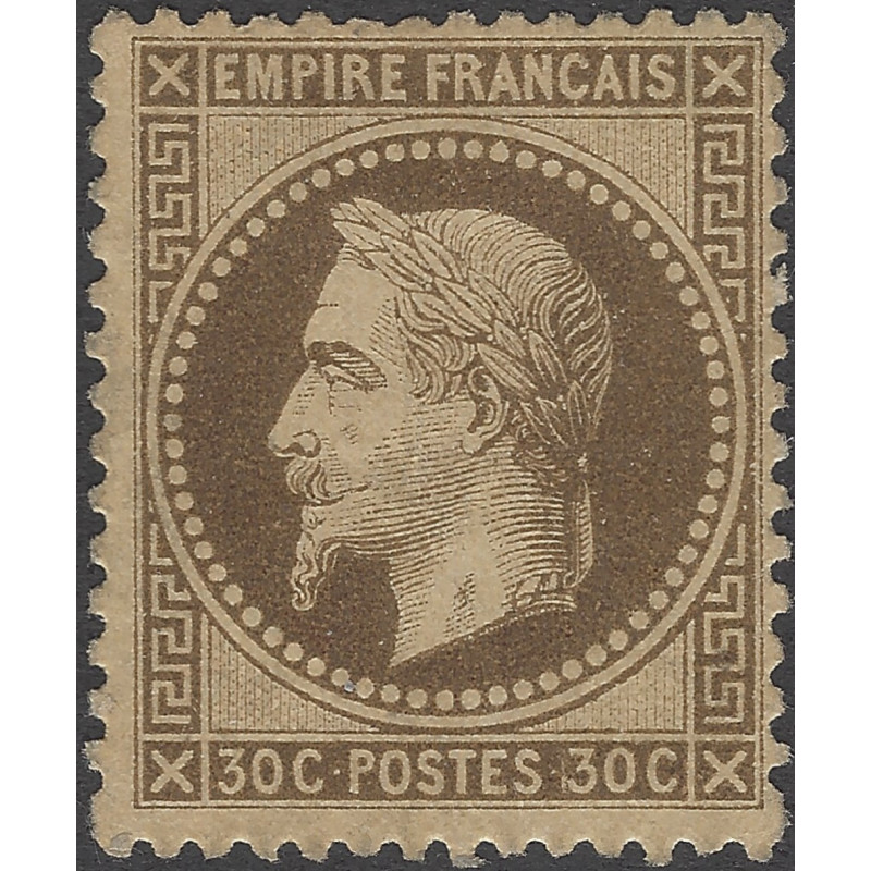 Empire Lauré timbre de France N°30 neuf*.