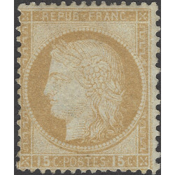 Cérès dentelé timbre de France N°55 neuf*.