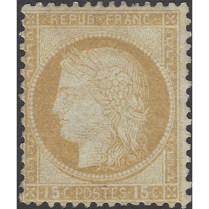 Cérès dentelé timbre de France N°55 neuf*.