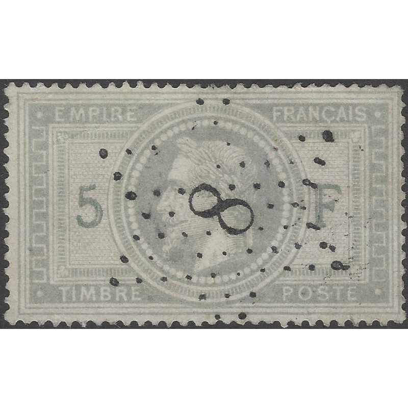 Empire dentelé timbre de France N°33A oblitéré, R.