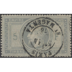 Empire dentelé timbre de France N°33 oblitéré.