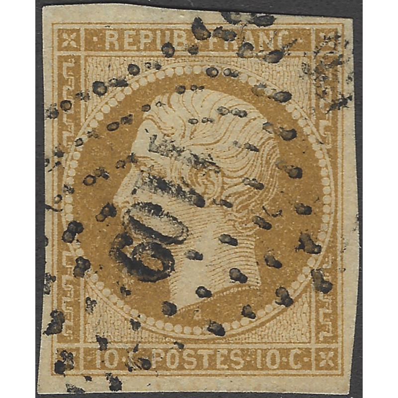 Présidence timbre de France N°9a oblitéré.