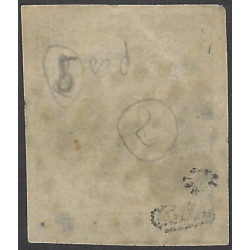 Bordeaux timbre de France N°47d brun foncé oblitéré.