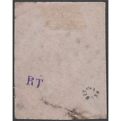 Bordeaux timbre de France N°49b rose vif oblitéré.