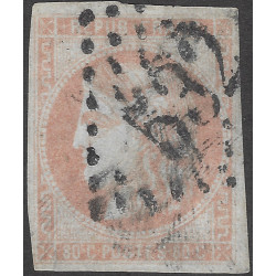 Bordeaux timbre de France N°49e saumon oblitéré, R.