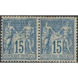 Sage timbre de France N°101c paire neuf*.