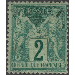 Sage timbre de France N°62 oblitéré.