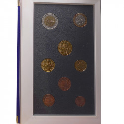 Coffret série monnaies euro France 2001 BE - Monnaie de Paris.