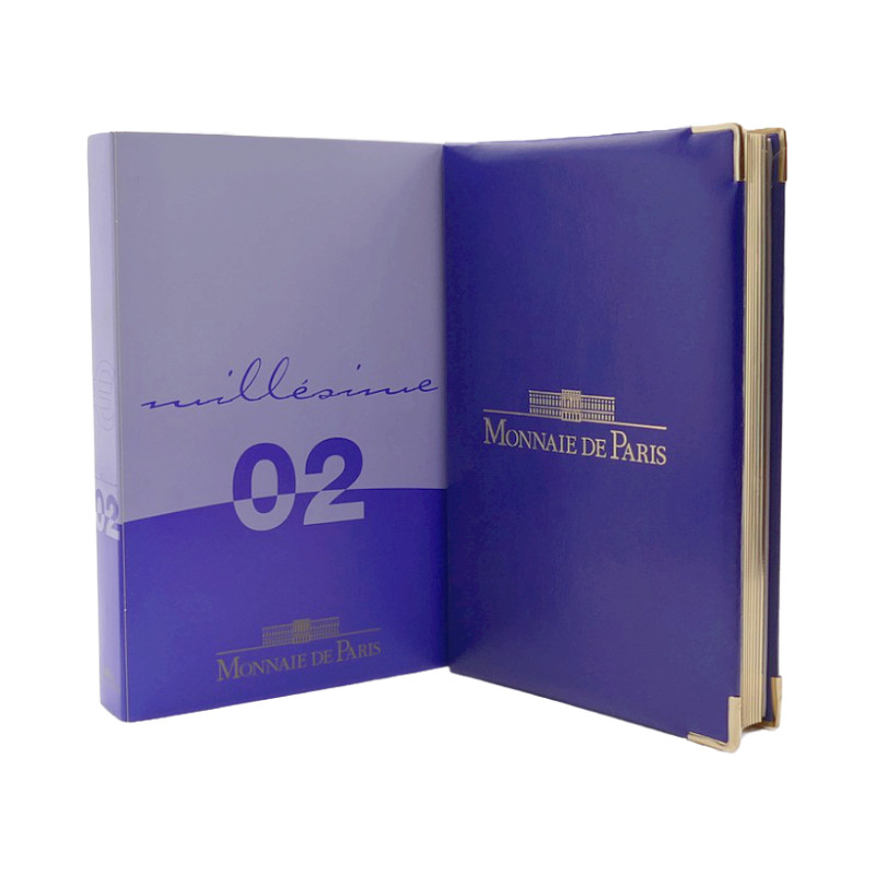 Coffret série monnaies euro France 2002 BE - Monnaie de Paris.