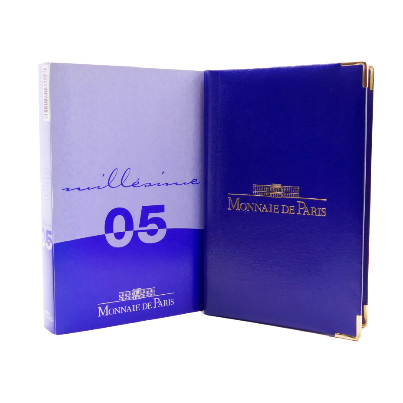 Coffret série monnaies euro France 2005 BE - Monnaie de Paris.