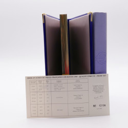 Coffret série monnaies euro France 2001 BE - Monnaie de Paris.