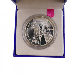 Coffret BE 1 euro 1/2 argent Athènes en 2004.