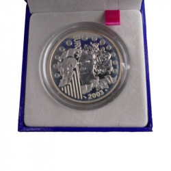 Coffret BE 1 euro 1/2 argent Europa 2003.