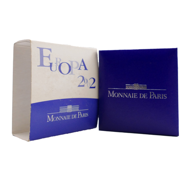 Coffret BE 1,5 euros argent Europa 2002.