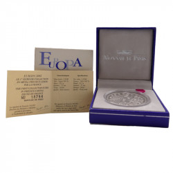 Coffret BE 1,5 euros argent Europa 2002.