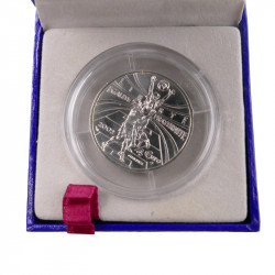 Coffret BU 1/4 euro argent Allez La France 2002.