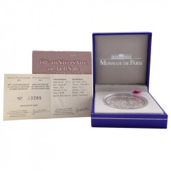 Coffret BE 1 euro 1/2 argent Seconde guerre mondiale 2005.