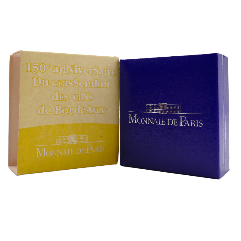 Coffret BE 1 euro 1/2 argent Vins de Bordeaux 2005.