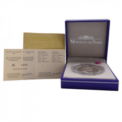 Coffret BE 1 euro 1/2 argent Vins de Bordeaux 2005.