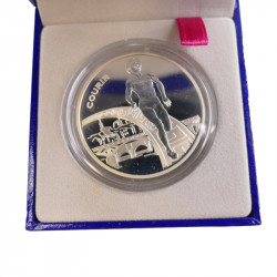 Série de 3 coffrets BE 1 euro 1/2 argent Championnat d'Athlétisme Paris 2003.