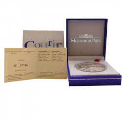 Série de 3 coffrets BE 1 euro 1/2 argent Championnat d'Athlétisme Paris 2003.