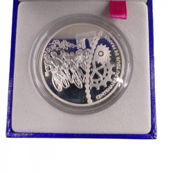 Série de 5 coffrets BE 1 euro 1/2 argent Centenaire du Tour de France 2003.