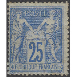 Sage timbre de France N°78e outremer vif neuf (*).