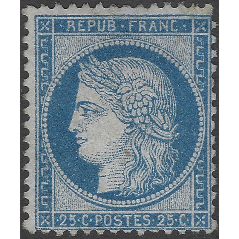 Cérès dentelé timbre de France N°60C neuf (*).