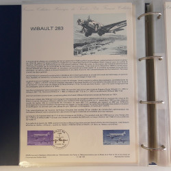 Collection documents premier jour de France 1986-1987 complet en un album.