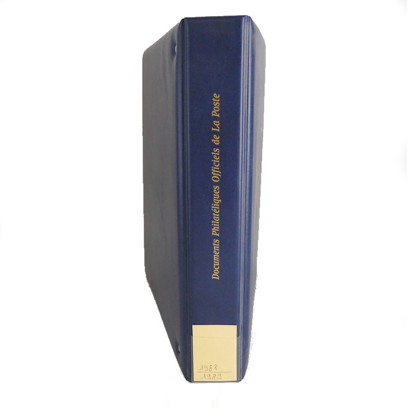 Collection documents premier jour de France 1988-1989 complet en un album.
