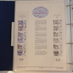 Collection documents premier jour de France 1984-1985 complet en un album.