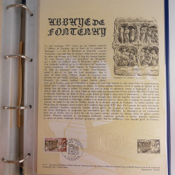 Collection documents premier jour de France 1976-1977 complet en un album.