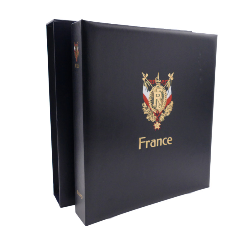 Album DAVO France à 2 vis marqué VIII avec étui de protection.