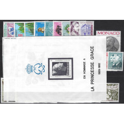 Monaco timbres d'année 1983 complète N°1359-1403 neuf**.