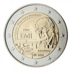 2 euros commémorative Belgique 2019 - Institut monétaire européen.