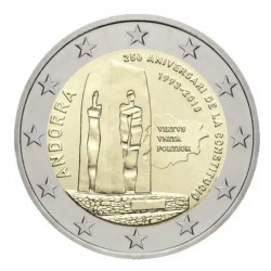 2 euros commémorative Andorre 2018 BU - Constitution.